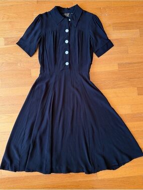 Black Vintage Inspired Dress